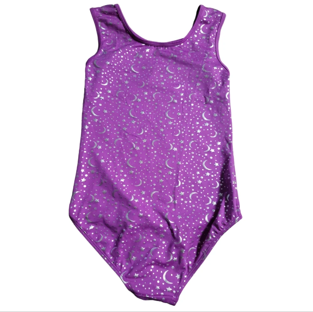 Cat & Jack Girls One Piece Celestial Pull-On Magenta Leotard Size XL (14/16)